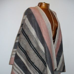 Free People Striped Serape Cape